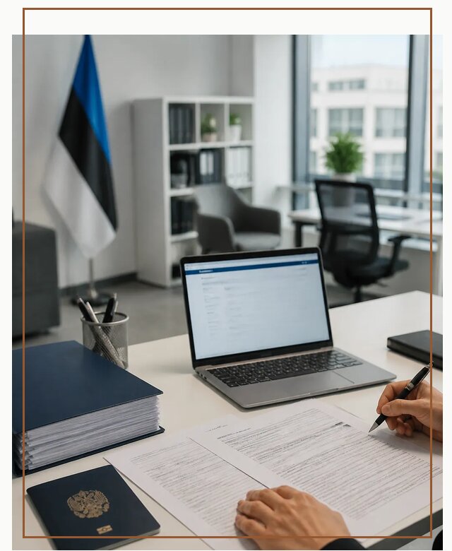 Оформление ВНЖ в Эстонии для переезда и легального проживания в Ельце